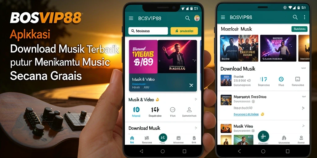 Antarmuka pengguna BOSVIP88 untuk Download Musik yang intuitif dan menarik.