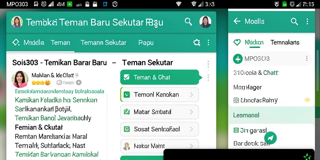 Tampilan antarmuka MPO303 yang menarik dan fungsional.