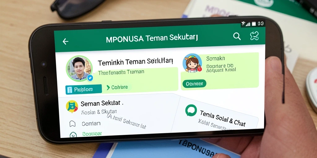 Tampilan antarmuka MPONUSA yang menarik dan mudah digunakan.