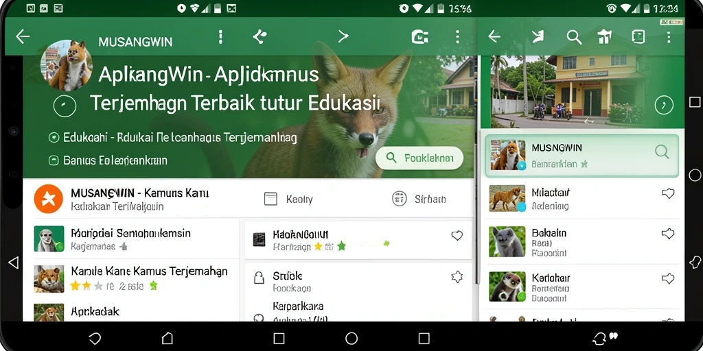 Antarmuka aplikasi MUSANGWIN yang intuitif dan mudah digunakan.