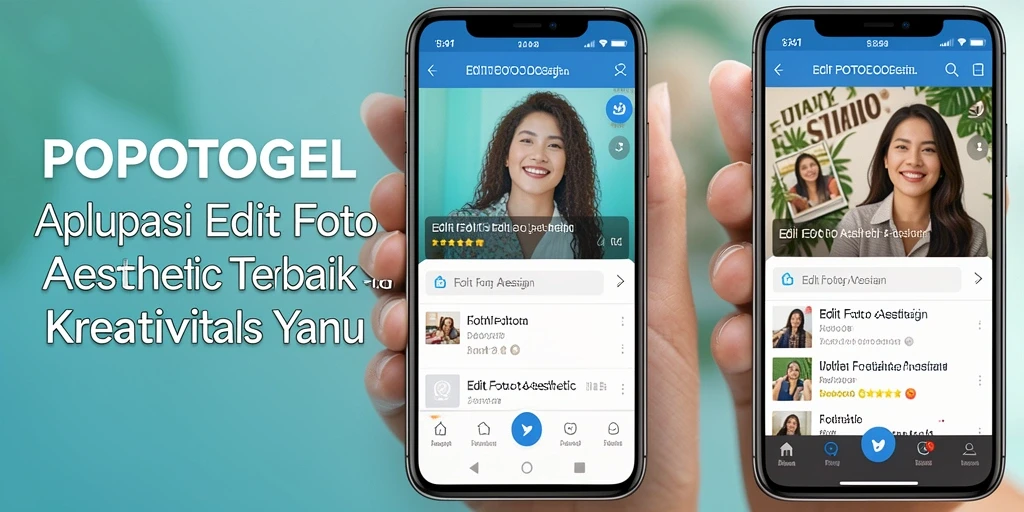 Antarmuka pengguna POPOTOGEL yang estetis dan menarik.